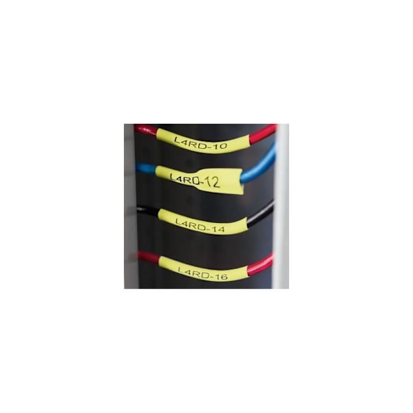 Termoskrumpeslange - DYMO - Rhino - 19mm x 1.5m - Gul - Direkte tryk