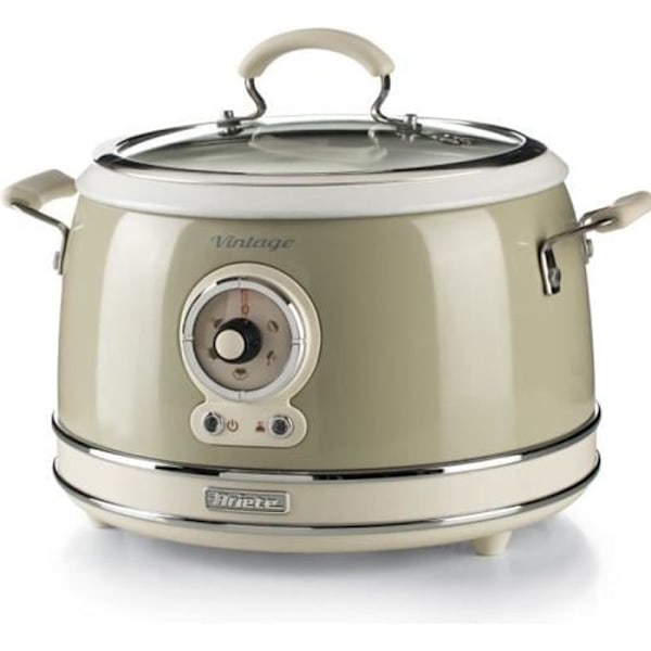 Vintage Ariete riskoger og trykkoger - Beige mod. 2904/1 Beige