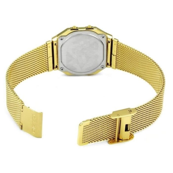CASIO Collection Watch A700WEMG-9EF - Chrono, Alarm, Automatisk Kalender - Gul gyllene