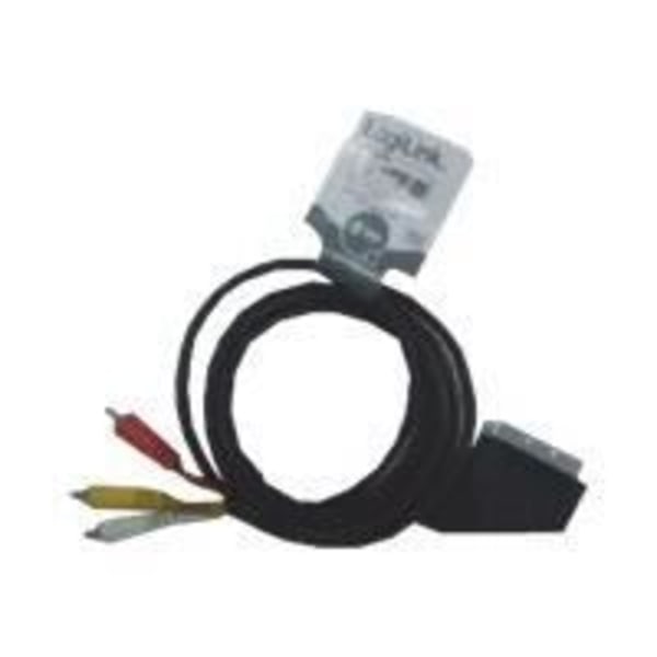 LOGILINK SCART video/lyd kabel - Komposit video/lyd - 2m - Sort