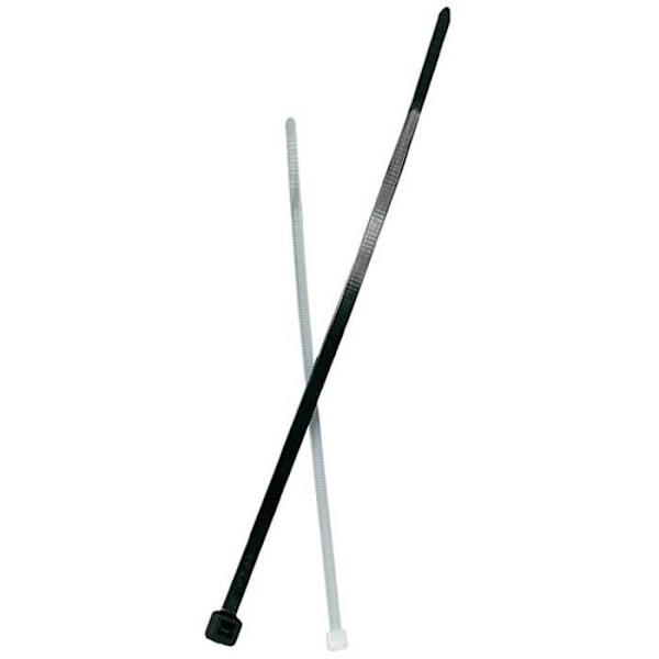Letkunkiristin - FISCHER - 69368 - Nylon - Musta - 100 kpl sort