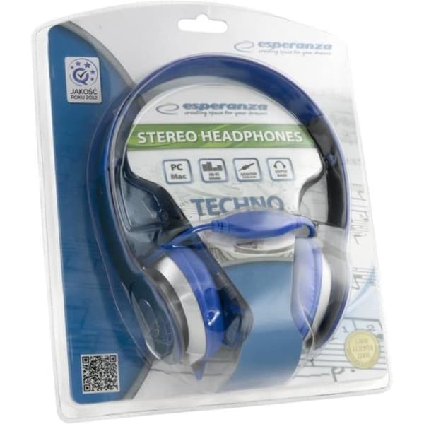 Stereo Headset - ESPERANZA - EH145B - Wired - Volume Control - Over-Ear