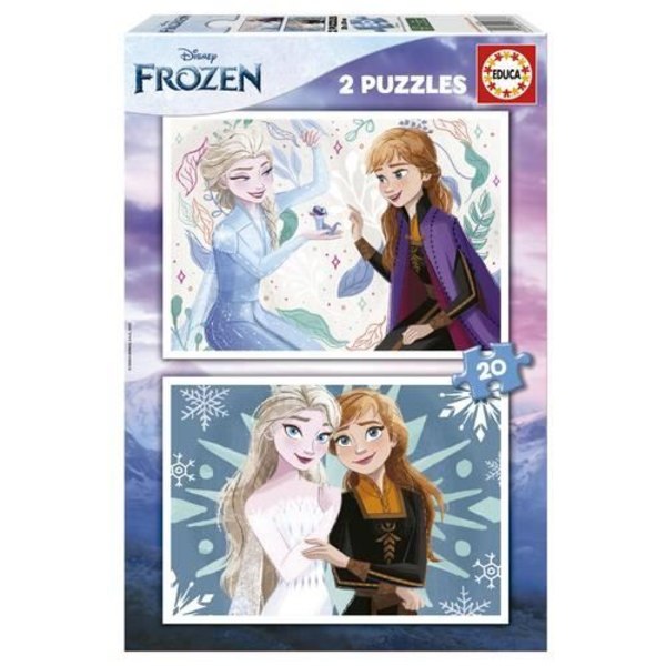 Puzzle - EDUCA BORRAS - Lumière Jää - 2 x 20 palikkaa - Lapsille - Sekakäyttöön - 3-vuotiaat ja sitä vanhemmat
