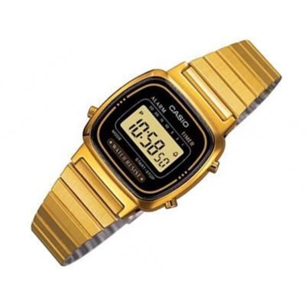 Ur - Casio - LA670WGA-1DF - Chronograf - Rustfrit stål - Let vandtæthed Stål