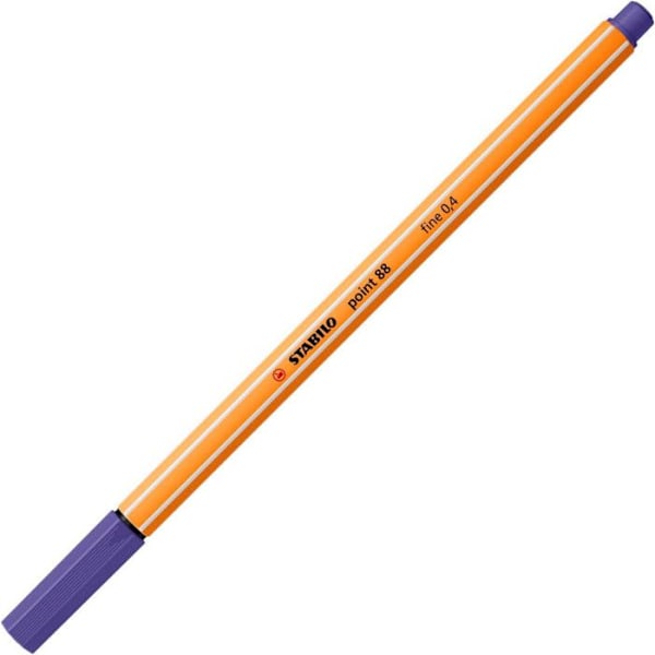 Stylo-feutre STABILO point 88 - 18 farver - Fin spids - Zig-zag etui