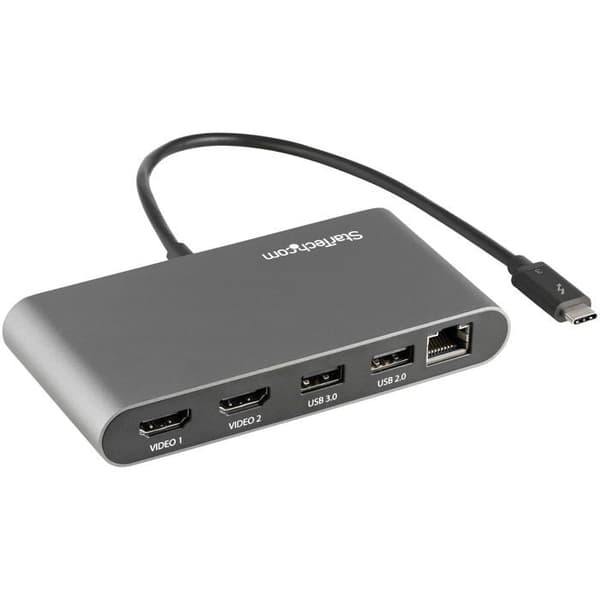 Dock USB - Startech - TB3DKM2HDL - HDMI 4K 60Hz - 2x USB-A - Thunderbolt 3