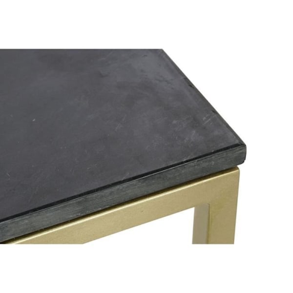Sofabord - Marmorjern - 100 x 61 x 43 cm - Hvid