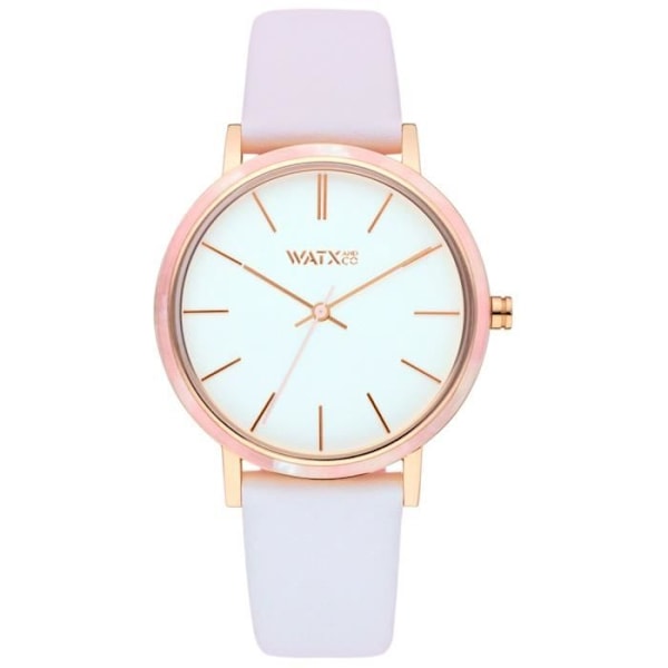 Dameur - WATX&COLORS - MARBLE WXCA3034 - Quartz - Læder - Analog Rosa, lila, vit