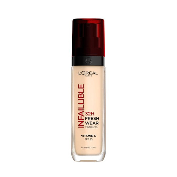 Meikkivoide - L'OREAL PARIS - Erehtymätön - Pitkäkestoinen 32H - Posliini 15 NEUTRAL UNDERTON