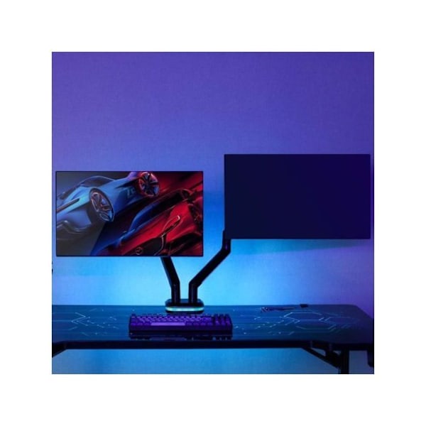 Gaming RGB Bordstøtte - AISENS - DT32TSR-297 - 9 kg - Rotérbar - Tipper - 3 Pivotpunkter