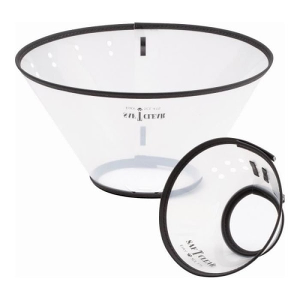 KVP Isabelino beskyttelseshalsbånd til hunde Saf-T-Clear Transparent (15-23 cm) - 0742061547024