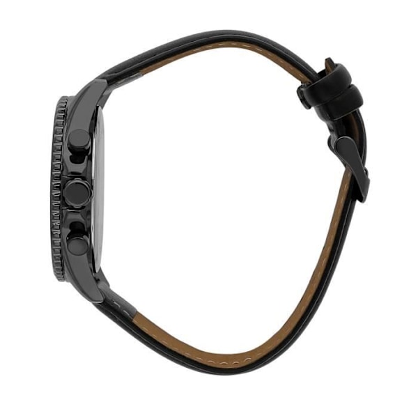 Klocka - CHRONOSTAR - R3751311001 - Multifunktion - Läder - Mineralglas Svart