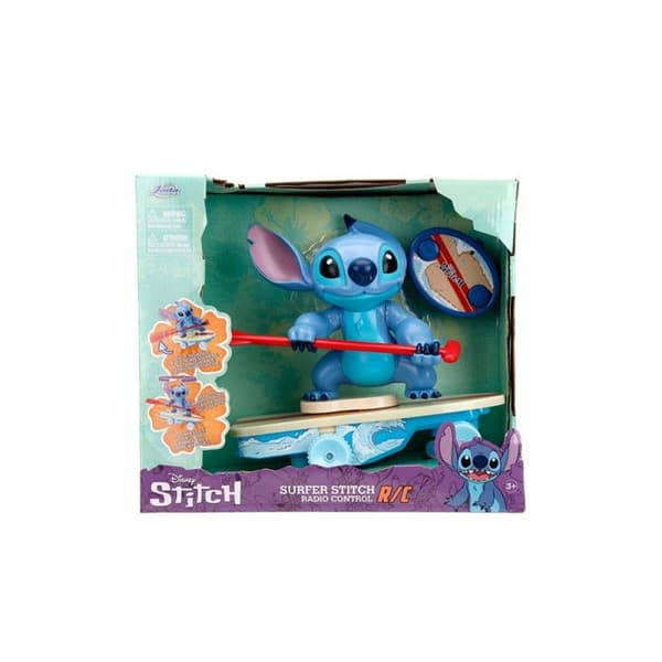 Radiokontrollerad Jada Stitch Surfer 25 cm Multifarvet