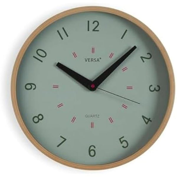 Väggklocka - VERSA - Flerfärgad modell - Plast - 25 x 4 x 25 cm - Modern design Flerfärgad