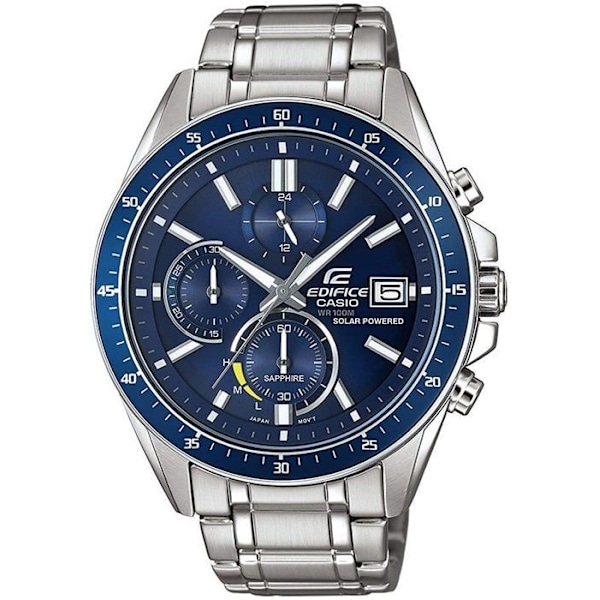EDIFICE ur i rustfrit stål - CASIO - Grå - Kvarts - Safirglas Grå