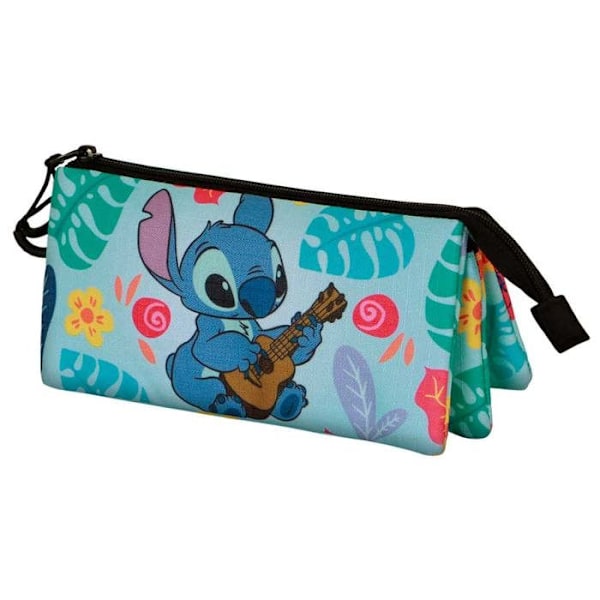 Trousse Triple - Disney Lilo och Stitch Gitarr - Grön - One Size Grön
