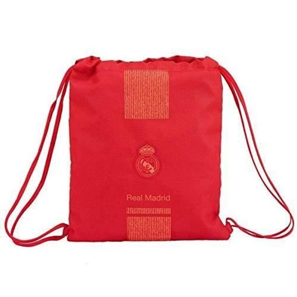 Sac Plat - Real Madrid - Punainen 3 - 35 x 40 cm - A4 Yhteensopiva - Ei sulkemista Röd