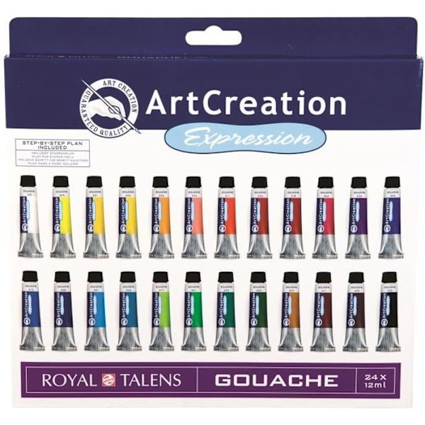 ARTCREATION EXPRESSION Gouache Setti 24x12 ml Flerfarvet