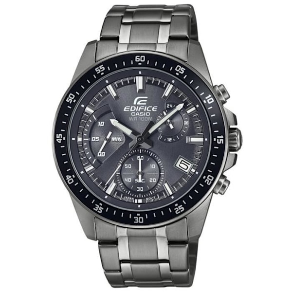 Ur - CASIO - EFV-540DC-1CVUEF - Rustfrit stål - Kronograf - Vandtæt 10 bar Grå