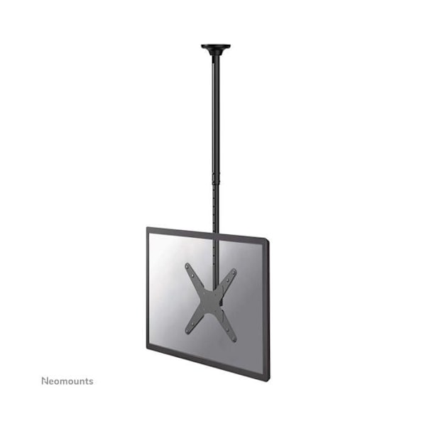 NEWSTAR Loftmontering FPMA-C340BLACK til fladskærm - Sort - 1 skærm(e) Understøttet 190,5 cm - 50 kg Maks. Sort