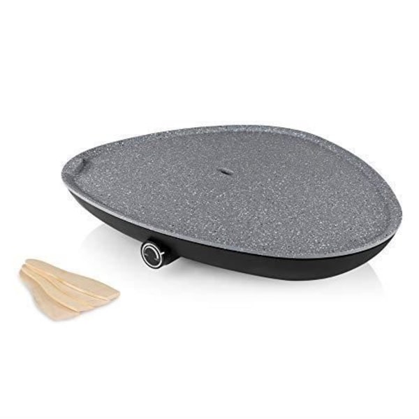 Princess Chef Triangular Electric Plancha - 4/6 personer - 50 x 42 cm - 2000 W - Terrazzobeläggning