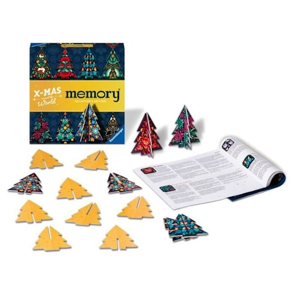 Ravensburger - Collectors' memory®Jul - Et første edukativt spil, der kombinerer observation, association og hukommelse - Fra 6 år - 22350 Flerfarvet