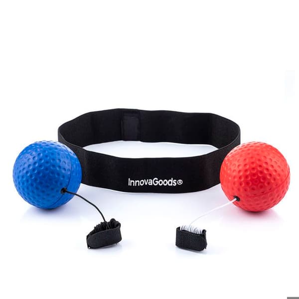 Træningsbolde Sæt - InnovaGoods - Refleks - Sort - Unisex - Multisport sort/rød/blå