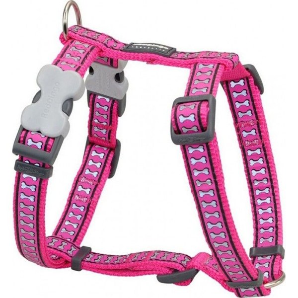 Red Dingo - Reflekterande hundsele - Fuchsia storlek L