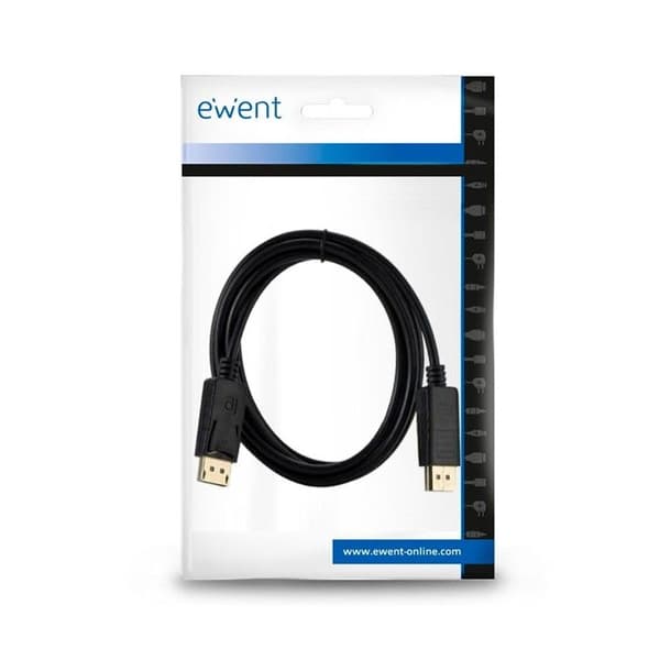 DisplayPort 1.2 Kaapeli Ewent EC1400 4K 1m Musta