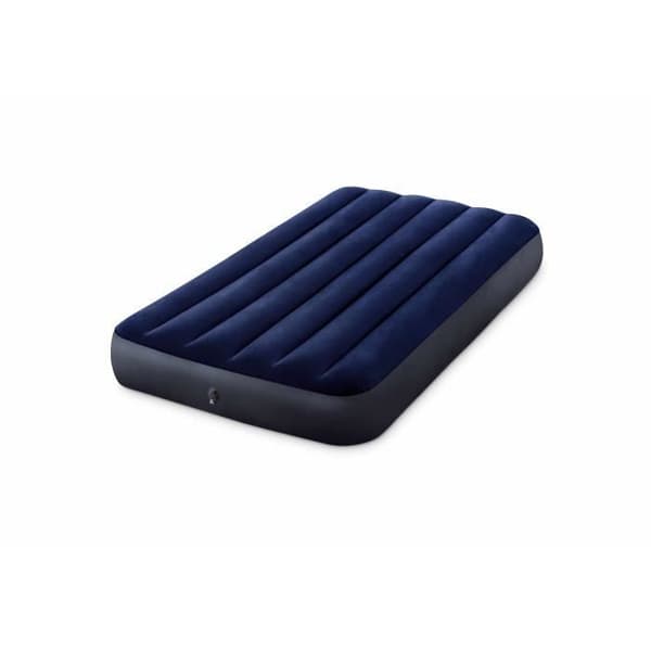 Luftmadrass - Intex - Classic Downy - 99x191x25cm - 1 plats - Blå Blå