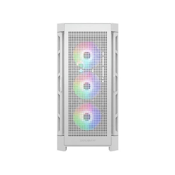 Cougar AirFace Pro RGB Mid Tower Tempered Glass USB-C Hvid