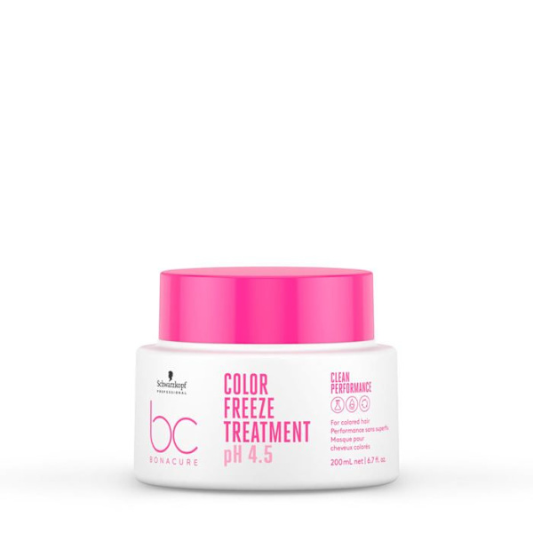 Maske - Schwarzkopf Professional - BC Bonacure - pH 4.5 - 200ml - Väritetyt hiukset Lyserød