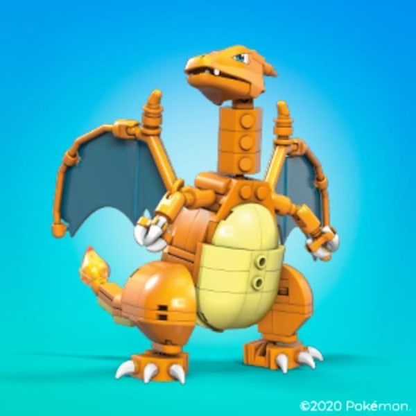 Mega Construx - Pokemon Charizard at bygge - Bygge klodser - Fra 8 år GWY77 Flerfärgad