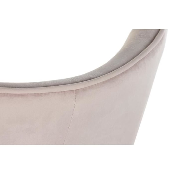 rosa fåtölj trä polyester (67 x 69 x 96 cm)