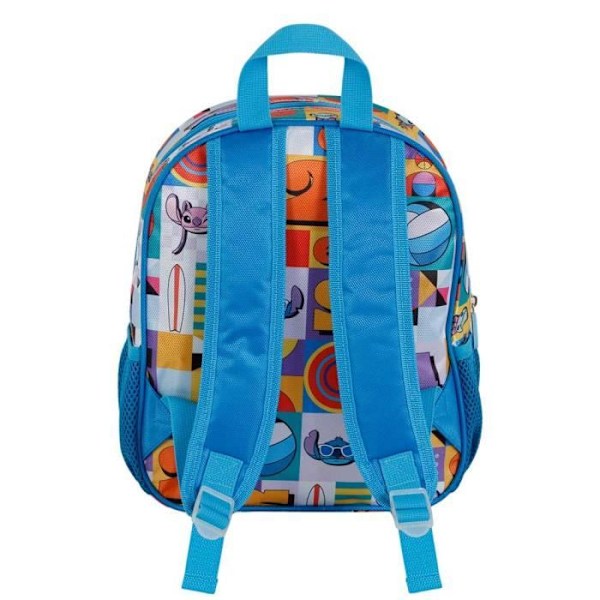 Liten 3D-ryggsäck - Disney Lilo and Stitch Skater - Gul - Barn - Barnslig stil - Dagis Gul