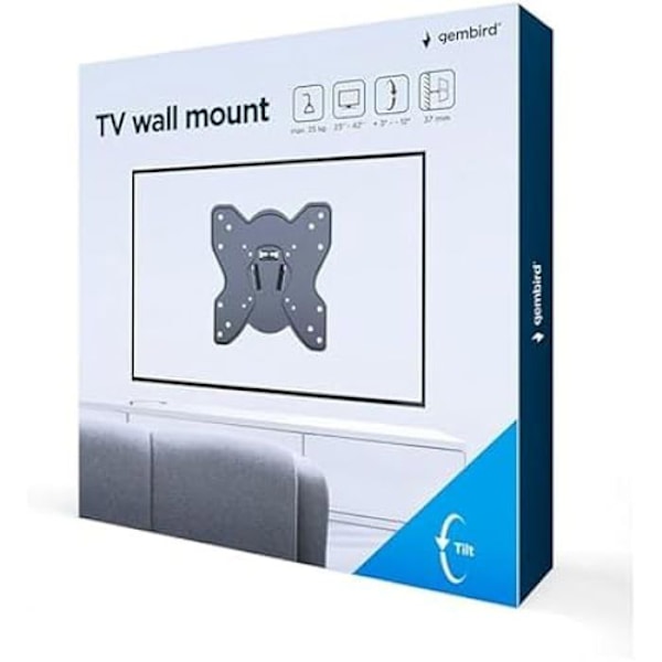GEMBIRD fast tv-stativ WM-42T-03 23" 42" 25 kg Sort