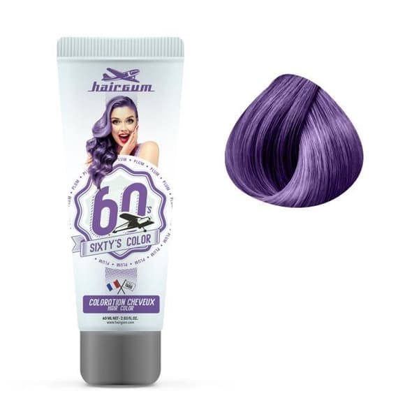 Midlertidig farvning - Plume semi-permanent farvning 60ml - Hårgummi - Mængde af farver
