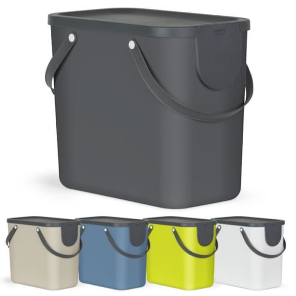 ROTHO Affaldsrecyclingsystem ALBULA 25 l limegrøn | affaldsbeholder 7610859202475