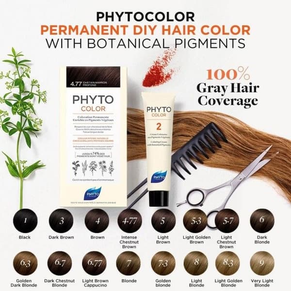 Phytocolor 8 lys blond permanent farve 112ml Lys blond