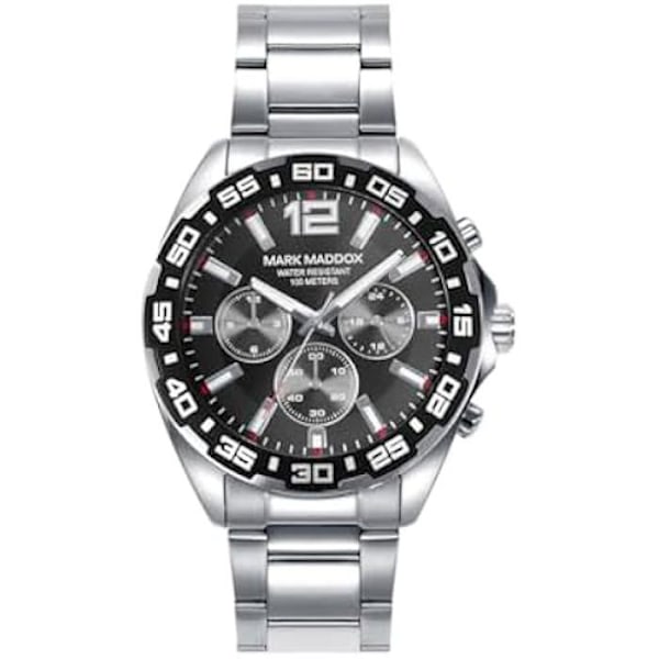 Montre Homme Mark Maddox Mission HM0145-55 - Rustfrit Stål - Chronometer - Vandtæt 5 ATM Pengar