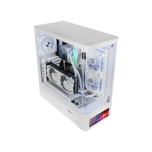 Caja Mars Gaming MC-LCDPRO ATX Hvid IPS LCD 7 2" Tempereret Glas