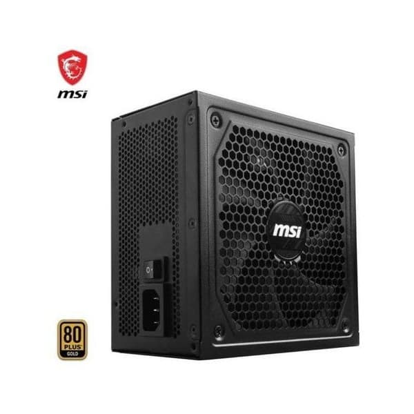 PC Strømforsyning - MSI - MAG A1000GL - PCIe CEM 5.1 - 1000 W - 135 mm Ventilatorer - Sort