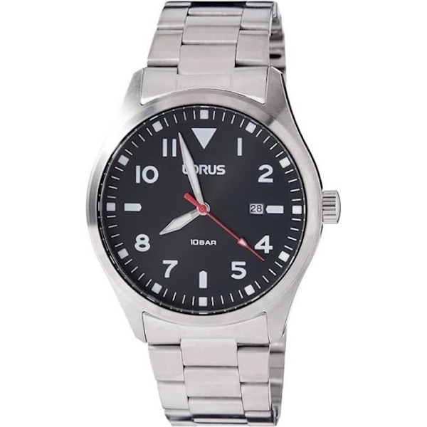 Ur - LORUS - RH923QX9 - Quartz - Rustfrit stål - Vandtæt 50m Pengar