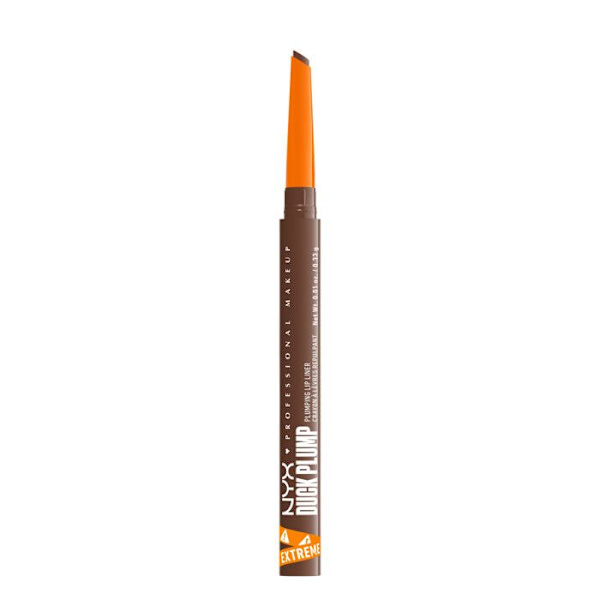 NYX Professional Makeup Duck Plump Plumping Huultenrajauskynä, huulipuna, jopa 10h kesto, matta viimeistely, Syringe Sienna Sprøjte Sienna