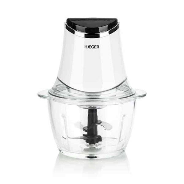 CHOPPER GLAS ELEKTRISK CHOPPER – 300W Sort, Transparent, Hvid
