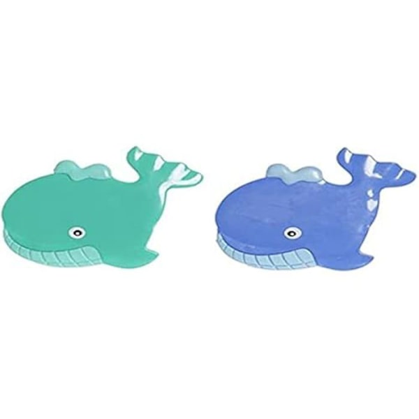Badmatta - DKD Home Decor - Set om 2 - PVC - Turkosblå - 11,5 x 1 x 10 cm Flerfärgad