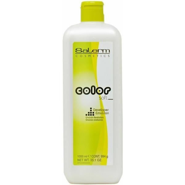 Emulsion - SALERM - Farve Soft Developer - 1000 ml - Unisex - Sort Sort