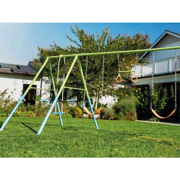 Portique-balançoire 4 agrès - 2 keinu + vastakkain + rengas - Intex