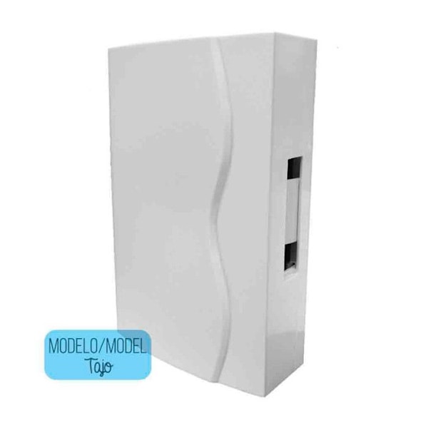 Musiikkikellonsoitin - Tajo - 110-230V - 17x10,5x5cm - Värinä valkoinen Vit