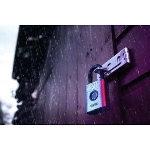 Cadenas - ABUS - 57/45 Touch - Biometrinen avaus - Säänkestävä - 360° anturi Grå